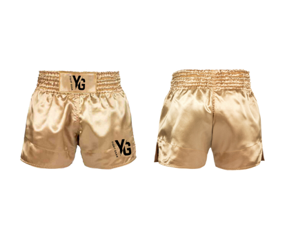 Your Gloves Kickboksshort - Goud